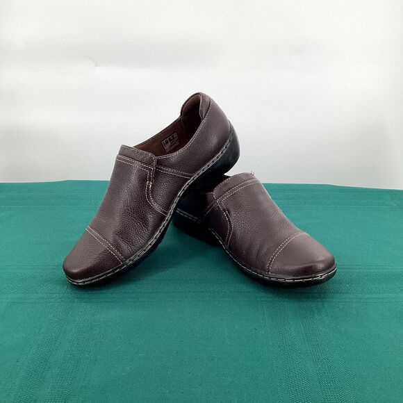 Clarks Women's Cora Poppy Dark Brown Tumbled 26156819, Size 9 US - Picture 1 of 12